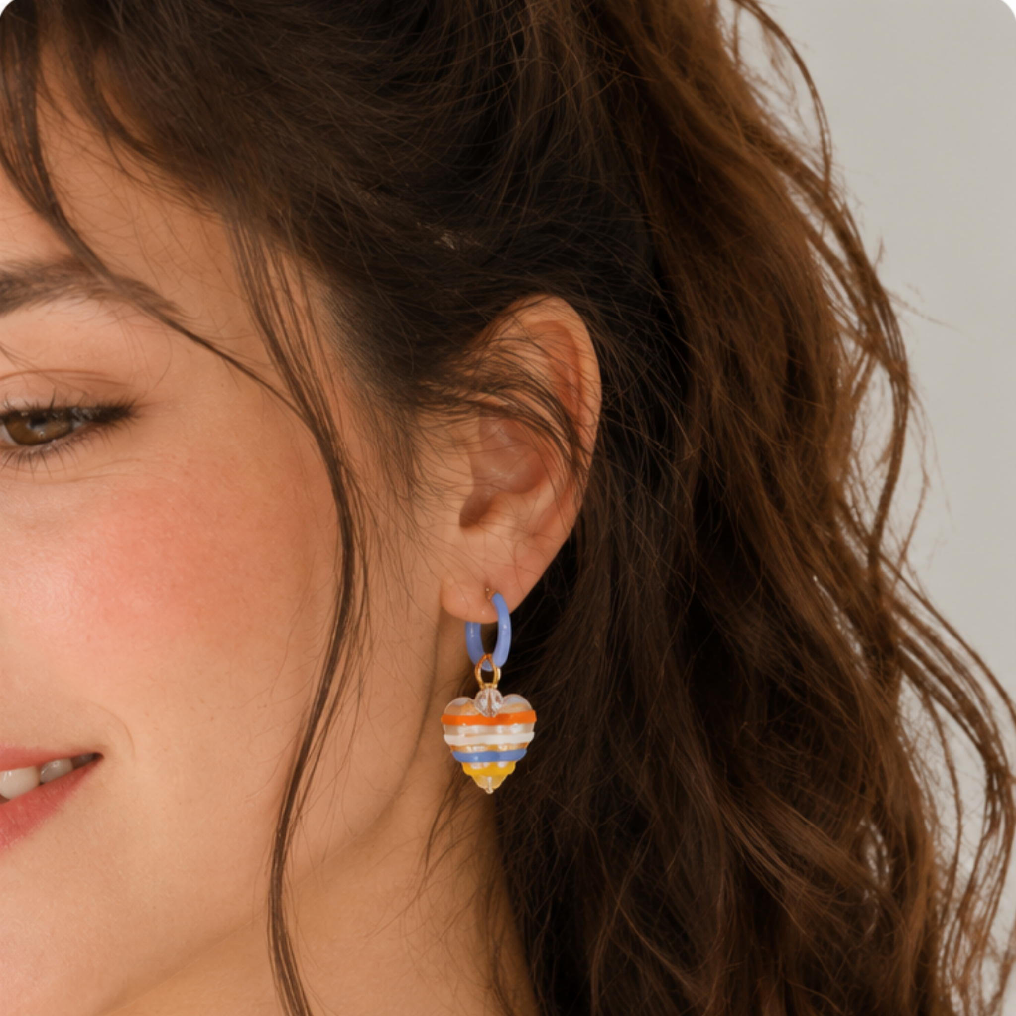 Gelato Heart Earrings
