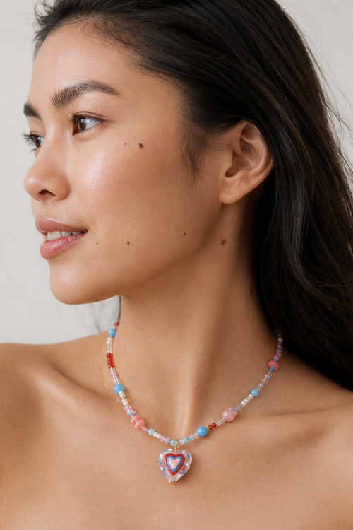 Carnival Heart Necklace