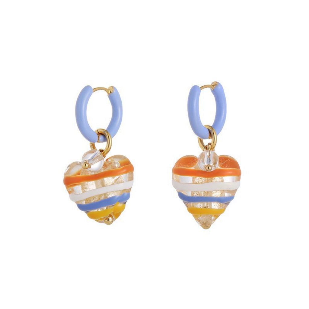 Gelato Heart Earrings
