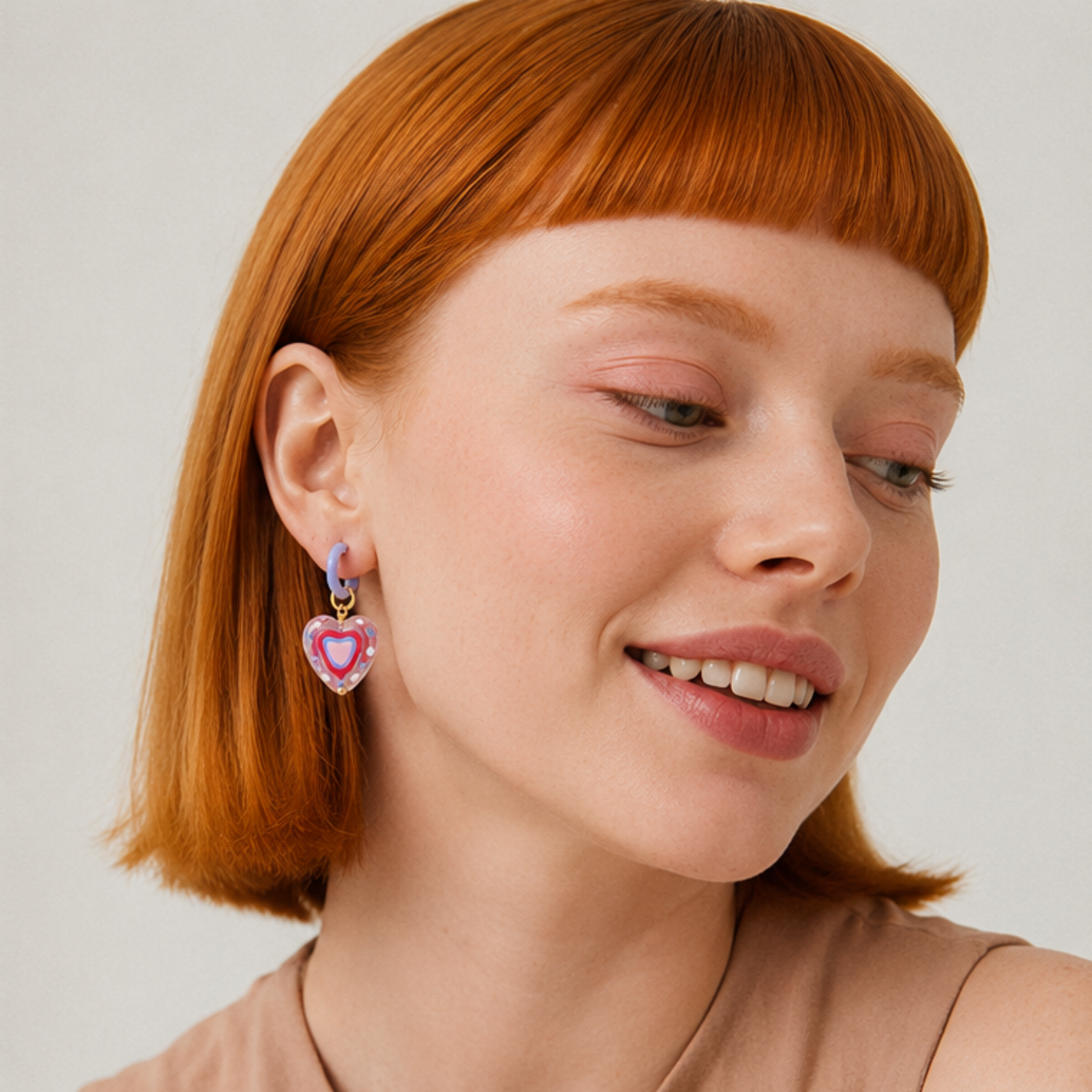 Candy Heart Earrings