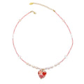 Blushing Heart Necklace