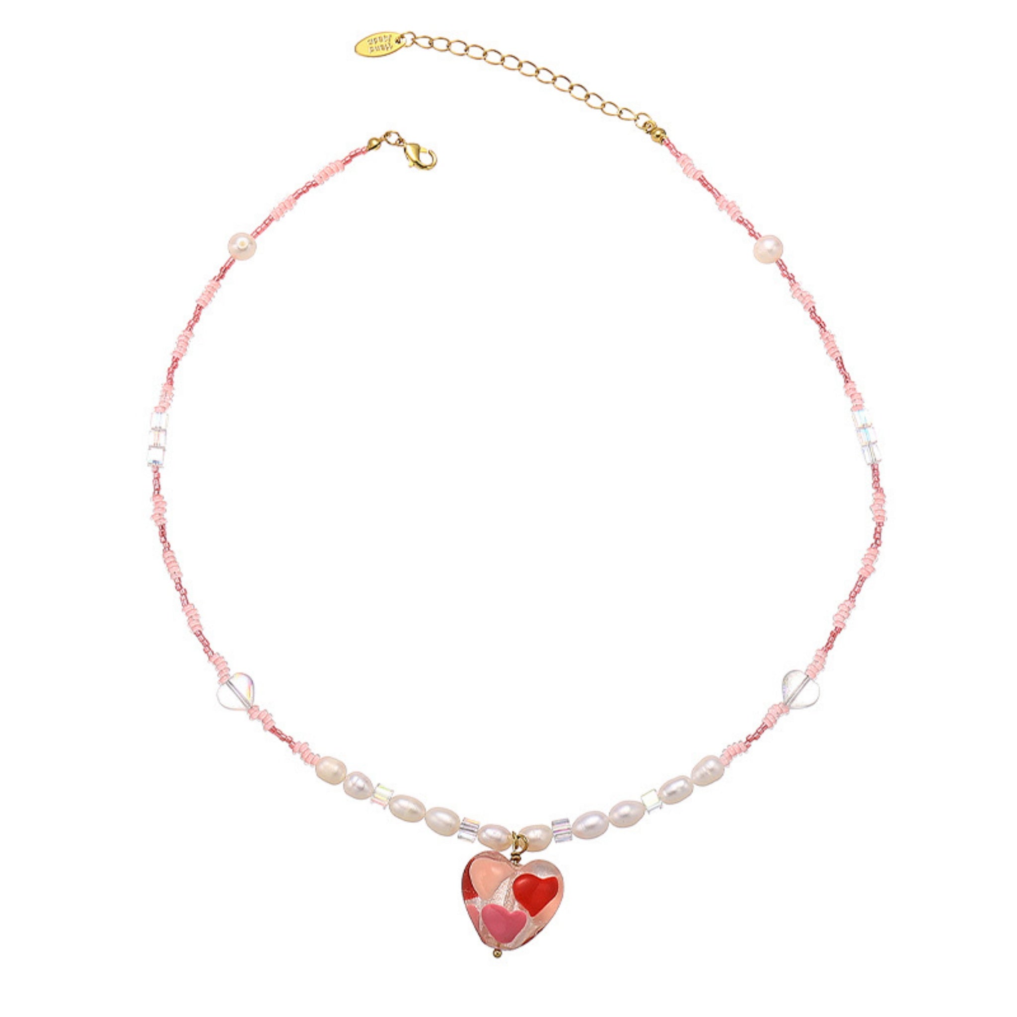 Blushing Heart Necklace
