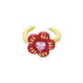 Poppy Heart Ring