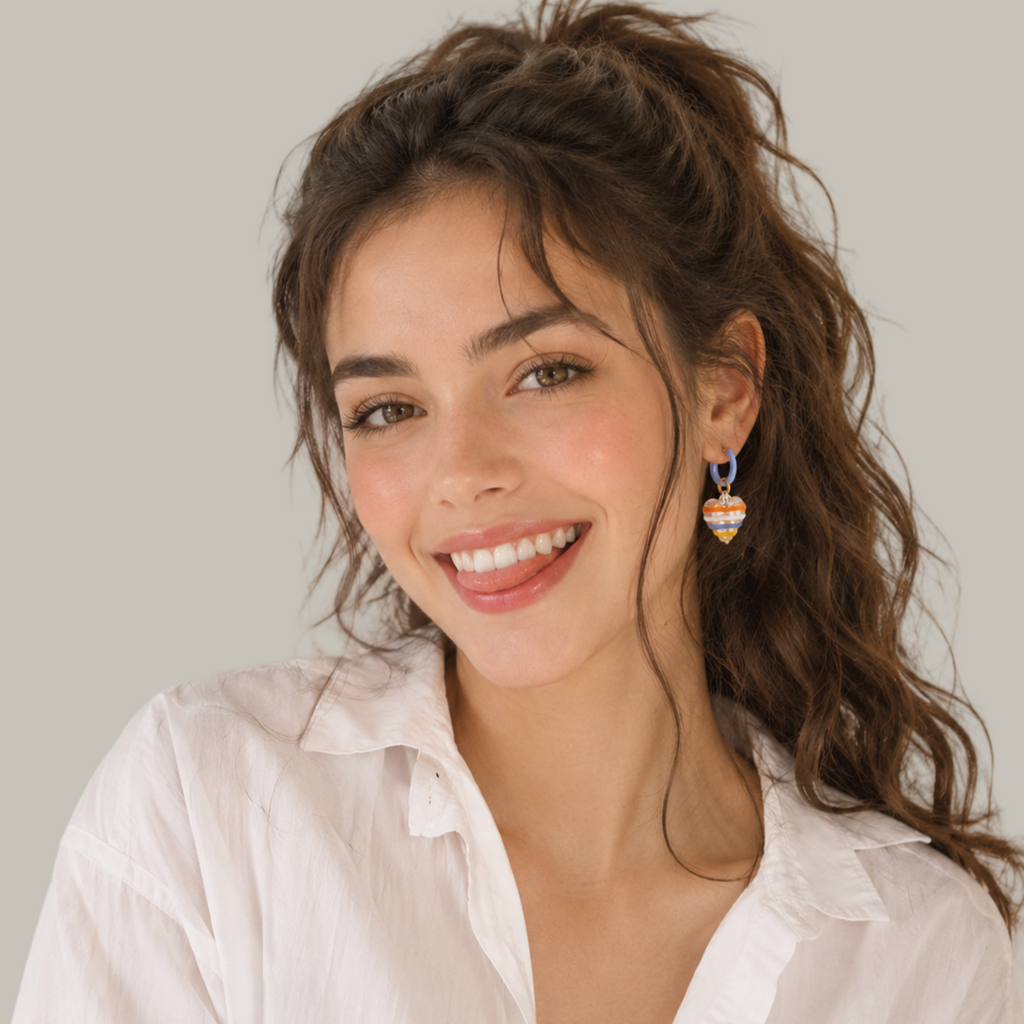 Gelato Heart Earrings
